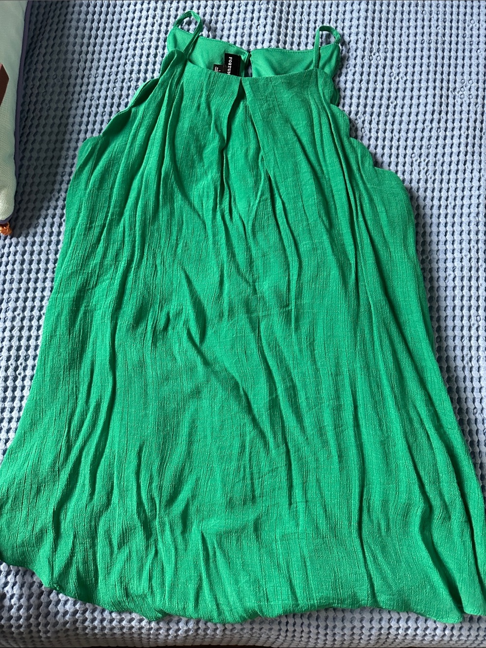 Green Spaghetti-Strap Camisole